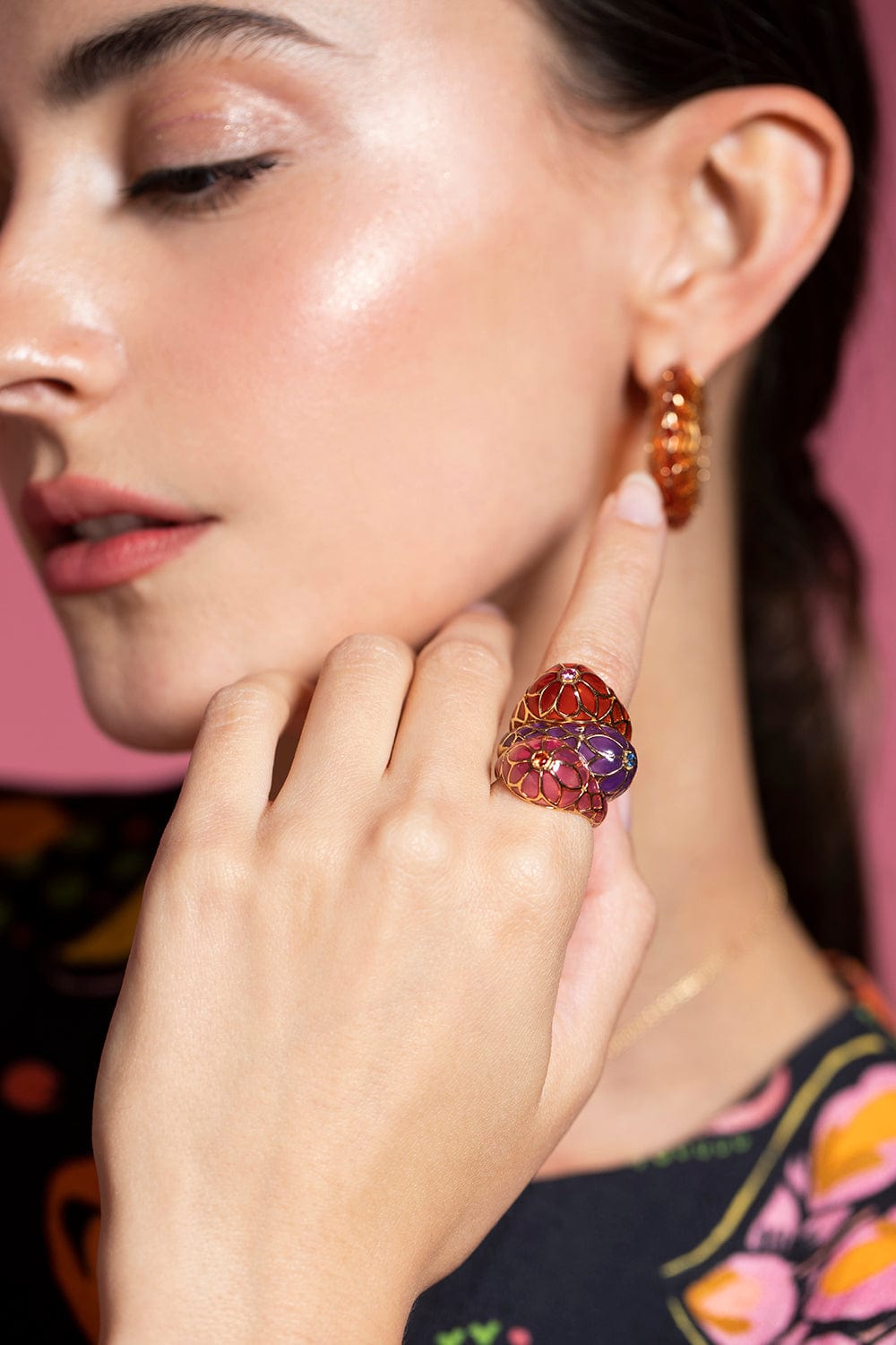 ARK-Orange Aura Lalita Ring-YELLOW GOLD