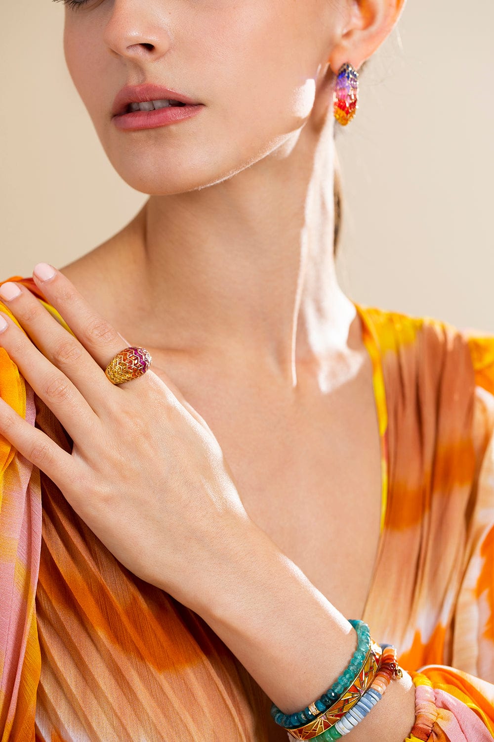 ARK-Sunrise Ring-YELLOW GOLD