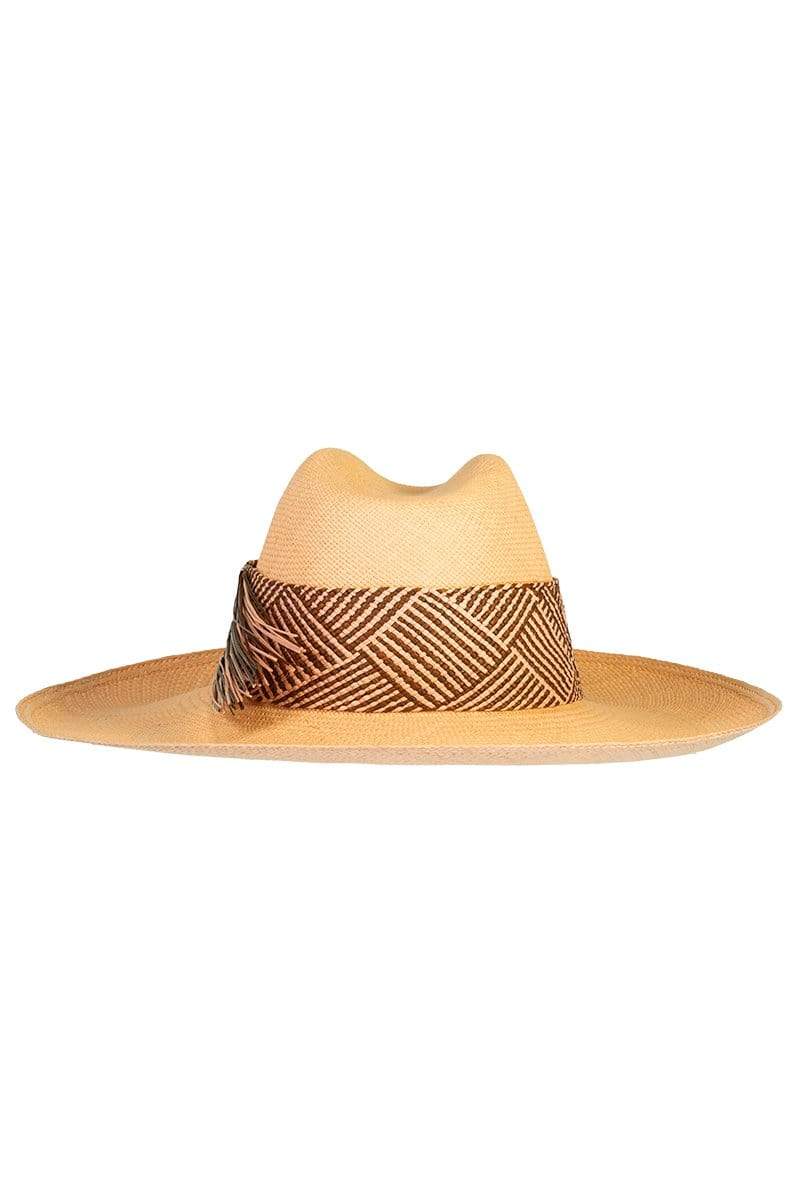 ARTESANO-Classico E Wide Brim 4" - Salmon-SALMON