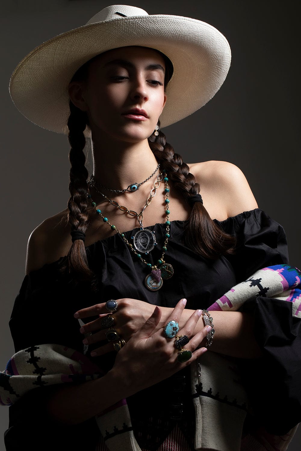 ARTESANO-Rumi X Clasico Wide Brim 4"-