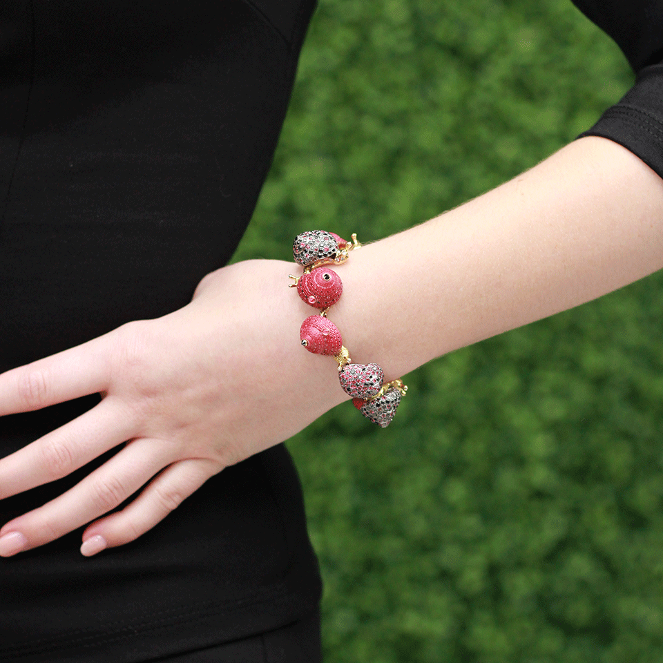 ARUNASHI-Snail Shell Bracelet-YELLOW GOLD