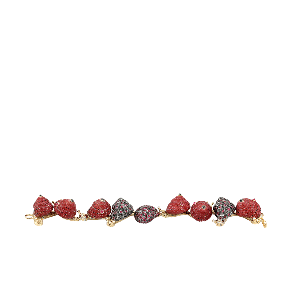 ARUNASHI-Snail Shell Bracelet-YELLOW GOLD