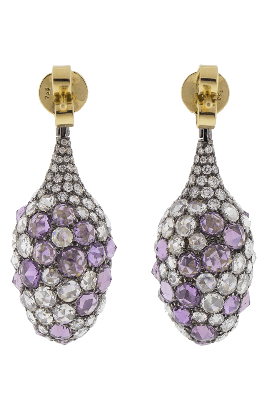 ARUNASHI-Santiago Villanuea Earrings-BLACK GOLD