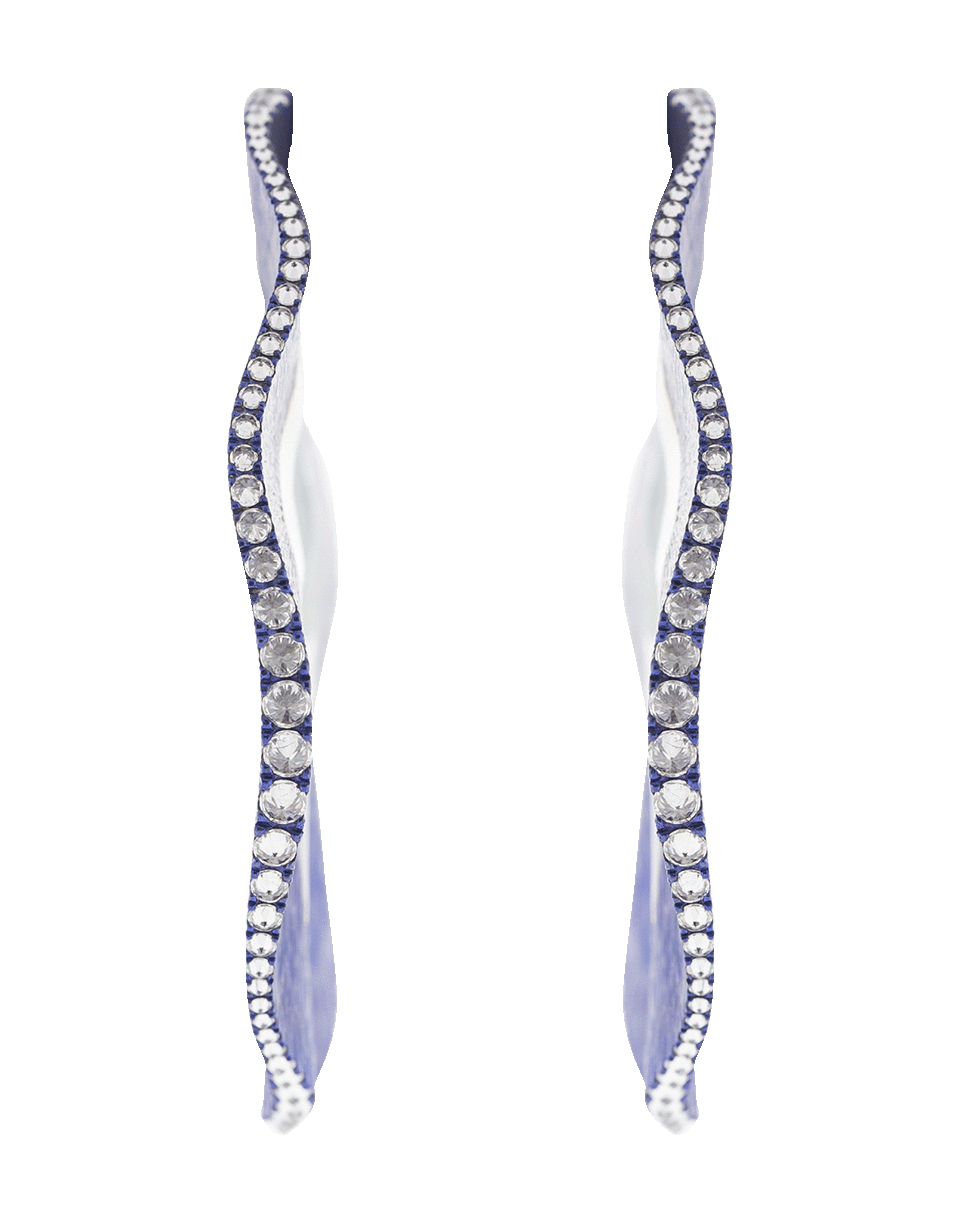 ARUNASHI-Large Swirl Hoop Earrings-TITANIUM
