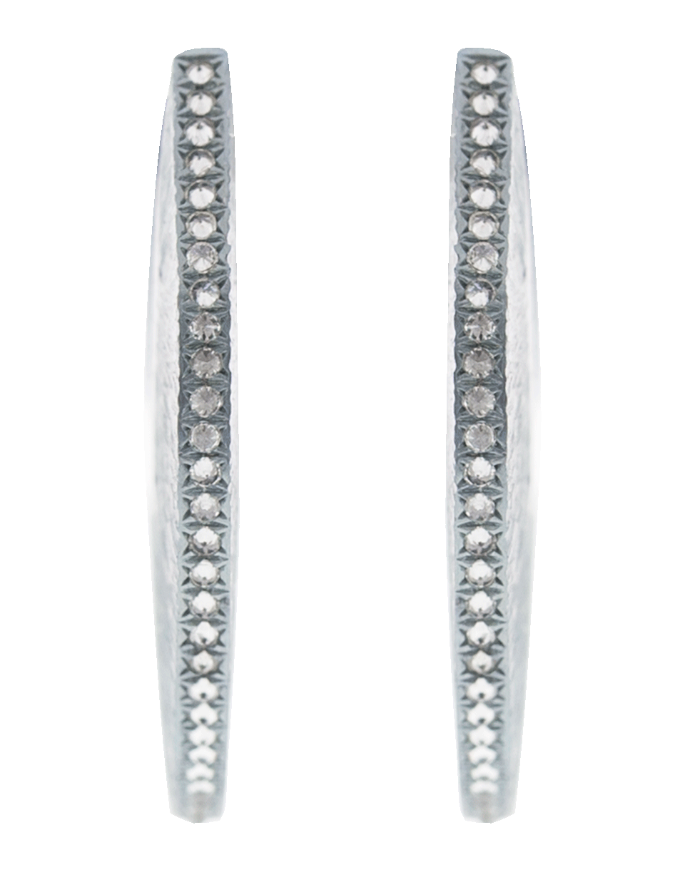 ARUNASHI-Paper Hoop Earrings-TITANIUM