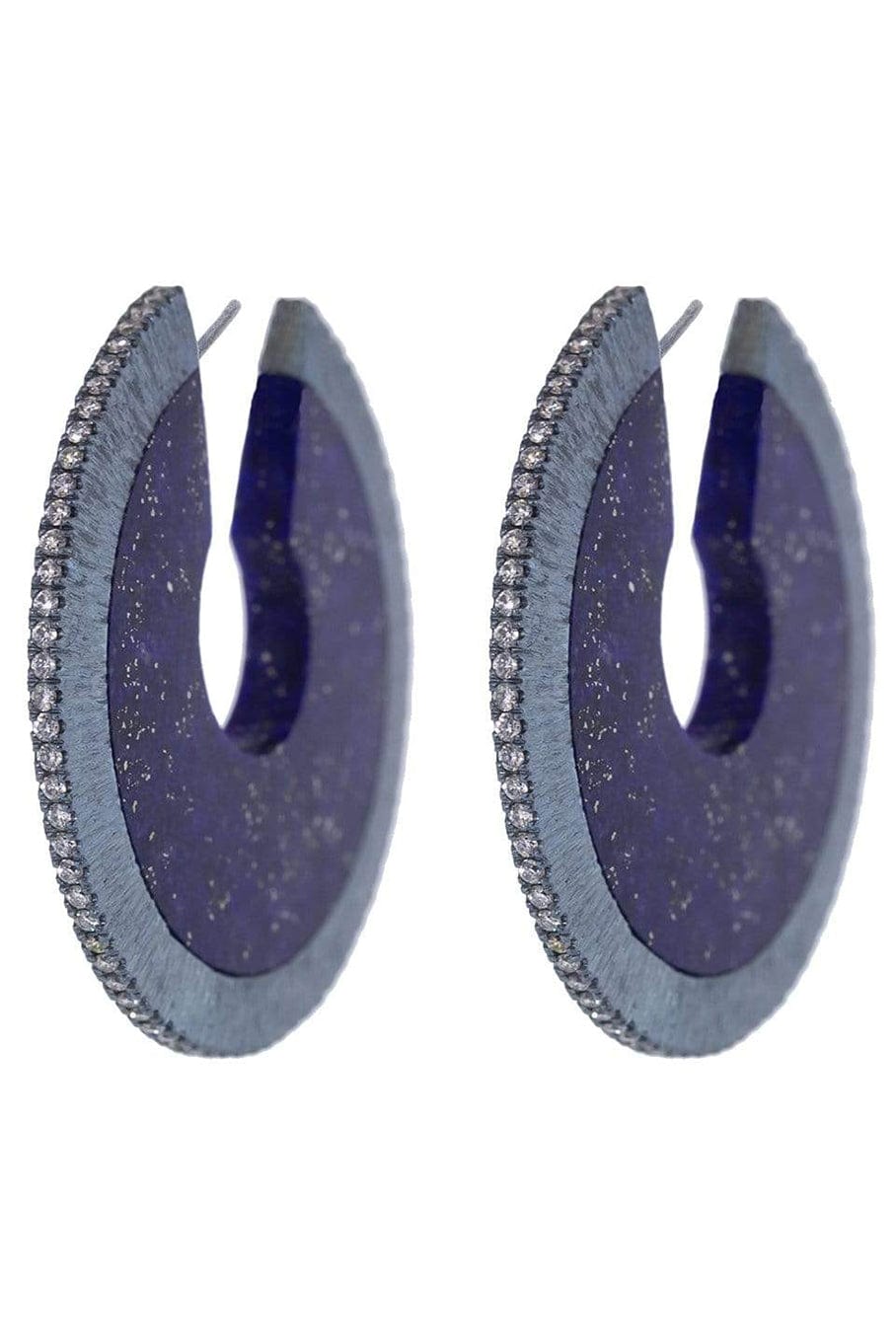 ARUNASHI-Small Hoop Earrings-TITANIUM