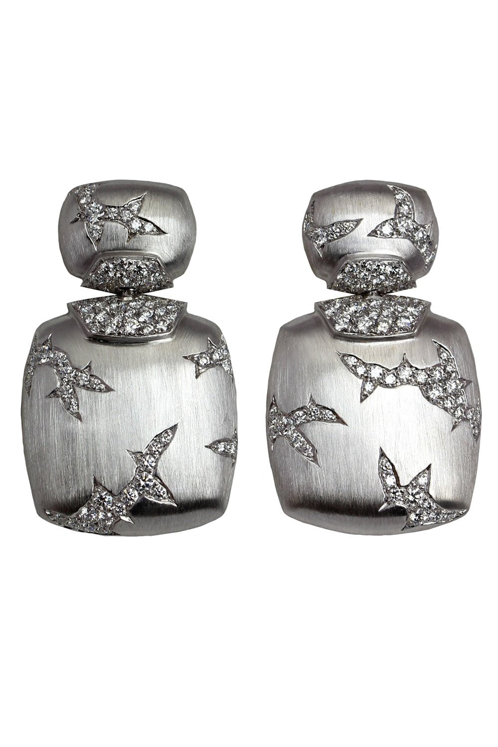 Lightening In A Square Earrings