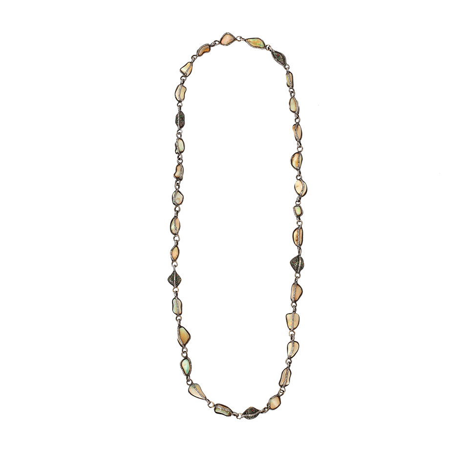 ARUNASHI-Opal Necklace-BLACK GOLD