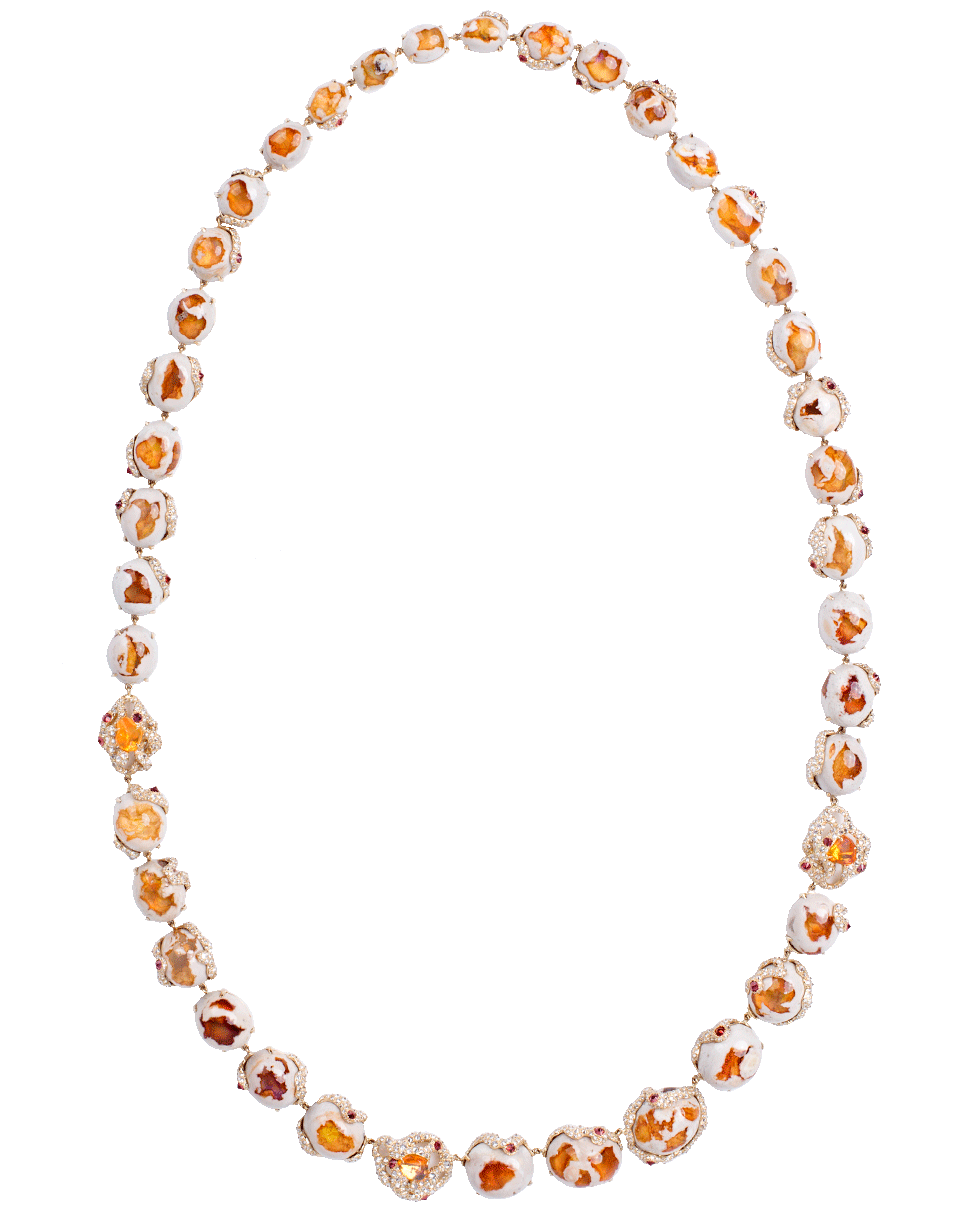 ARUNASHI-Matrix Necklace-YELLOW GOLD