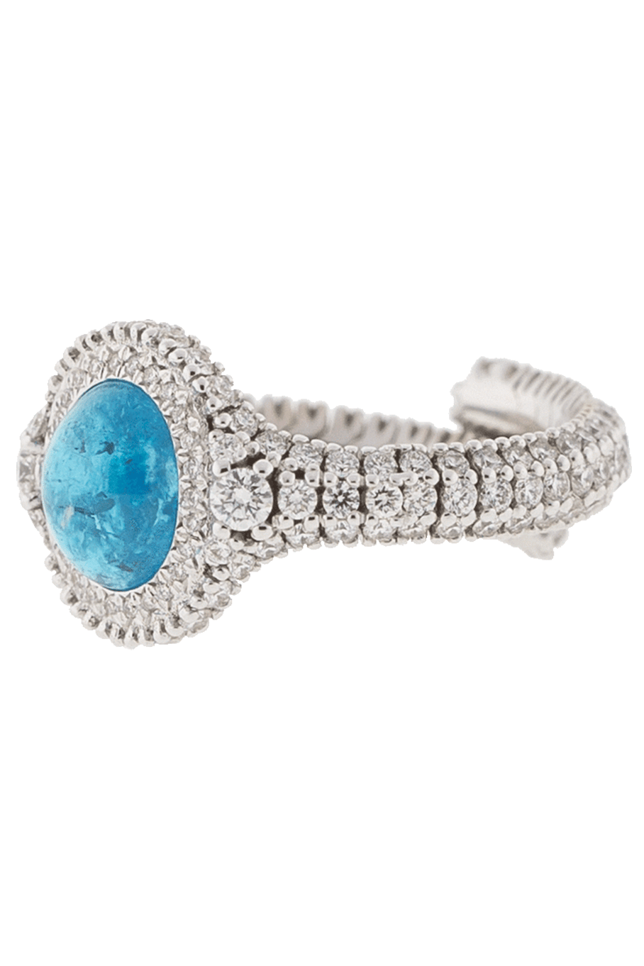 ARUNASHI-Brazilian Paraiba Ring-WHITE GOLD