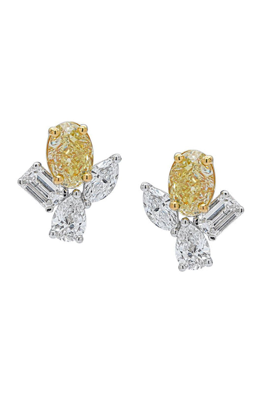 Diamond Stud Earrings-WHITE GOLD-JEWELRYFINE JEWELEARRING-ARZANO