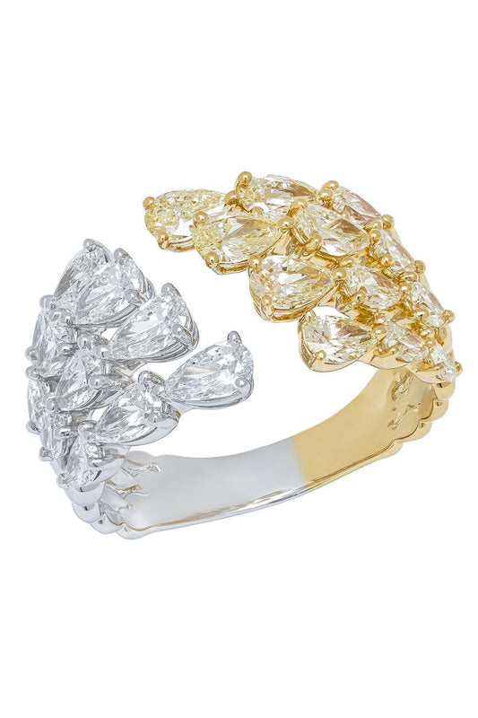 Diamond Bypass Ring-WHITE GOLD-7-JEWELRYFINE JEWELRING-ARZANO
