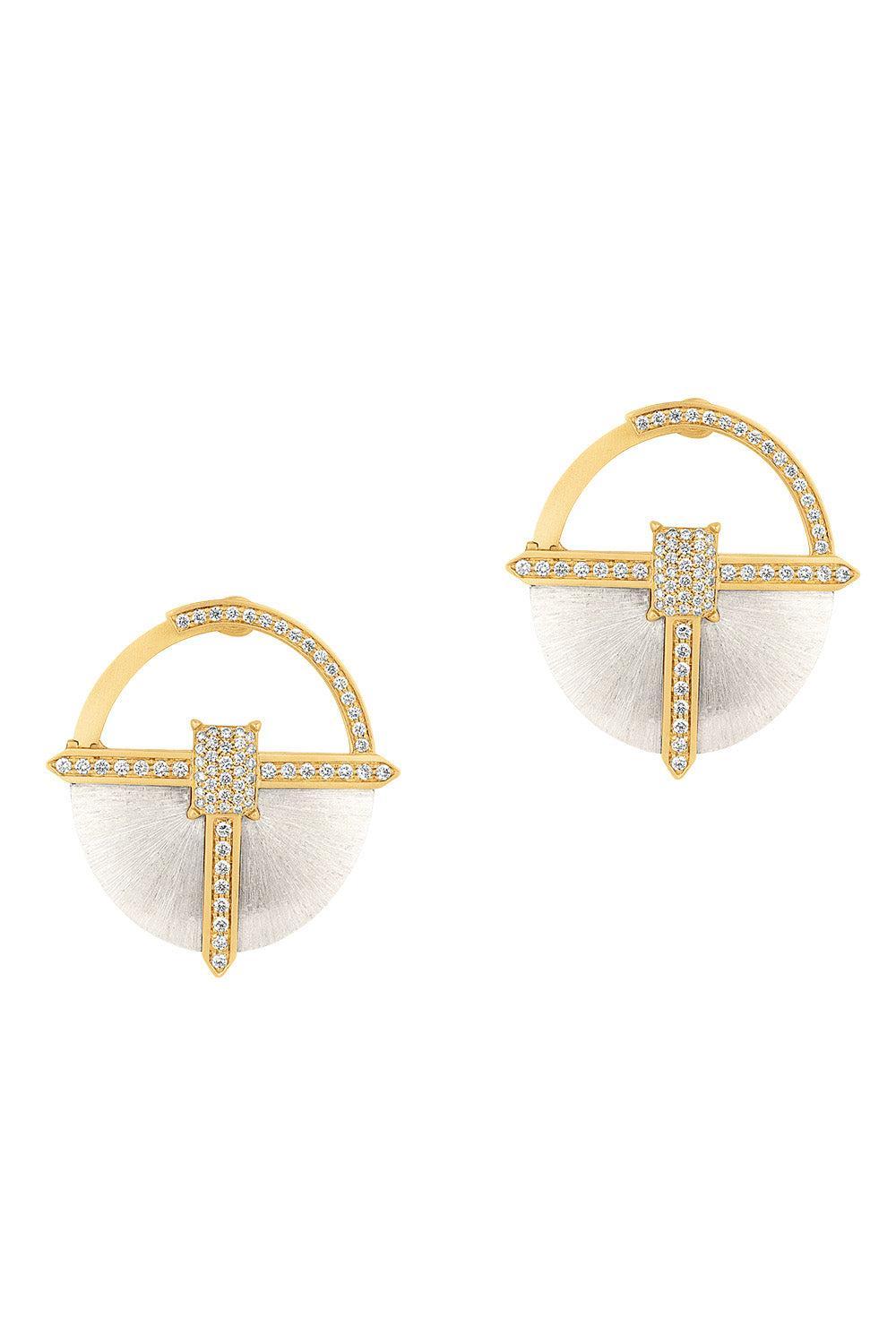 Diamond Hiba Drop Earrings-YELLOW GOLD-JEWELRYFINE JEWELEARRING-ASHAHA
