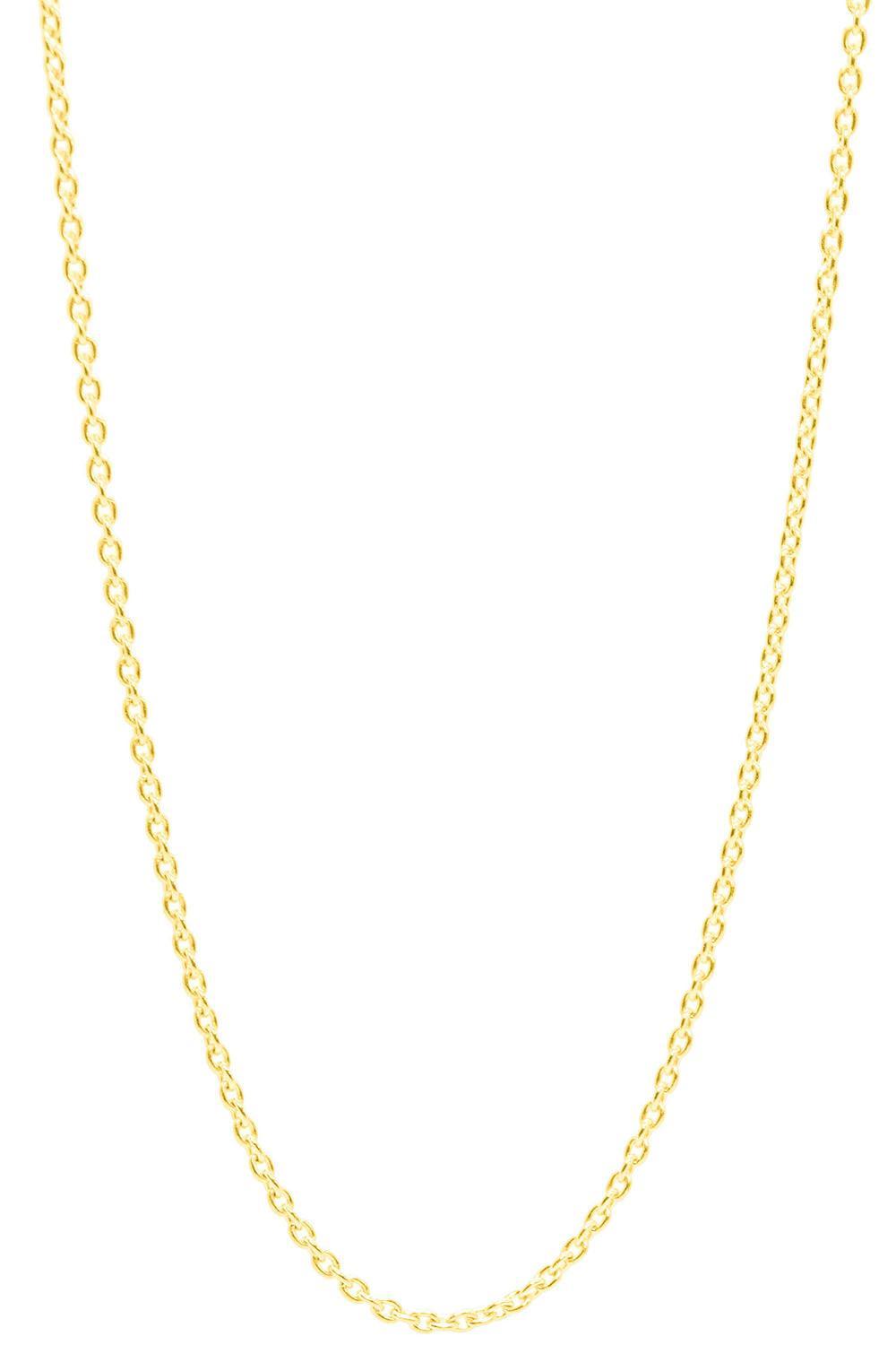 Chain Necklace-YELLOW GOLD-16-JEWELRYFINE JEWELNECKLACE O-ASHNA MEHTA