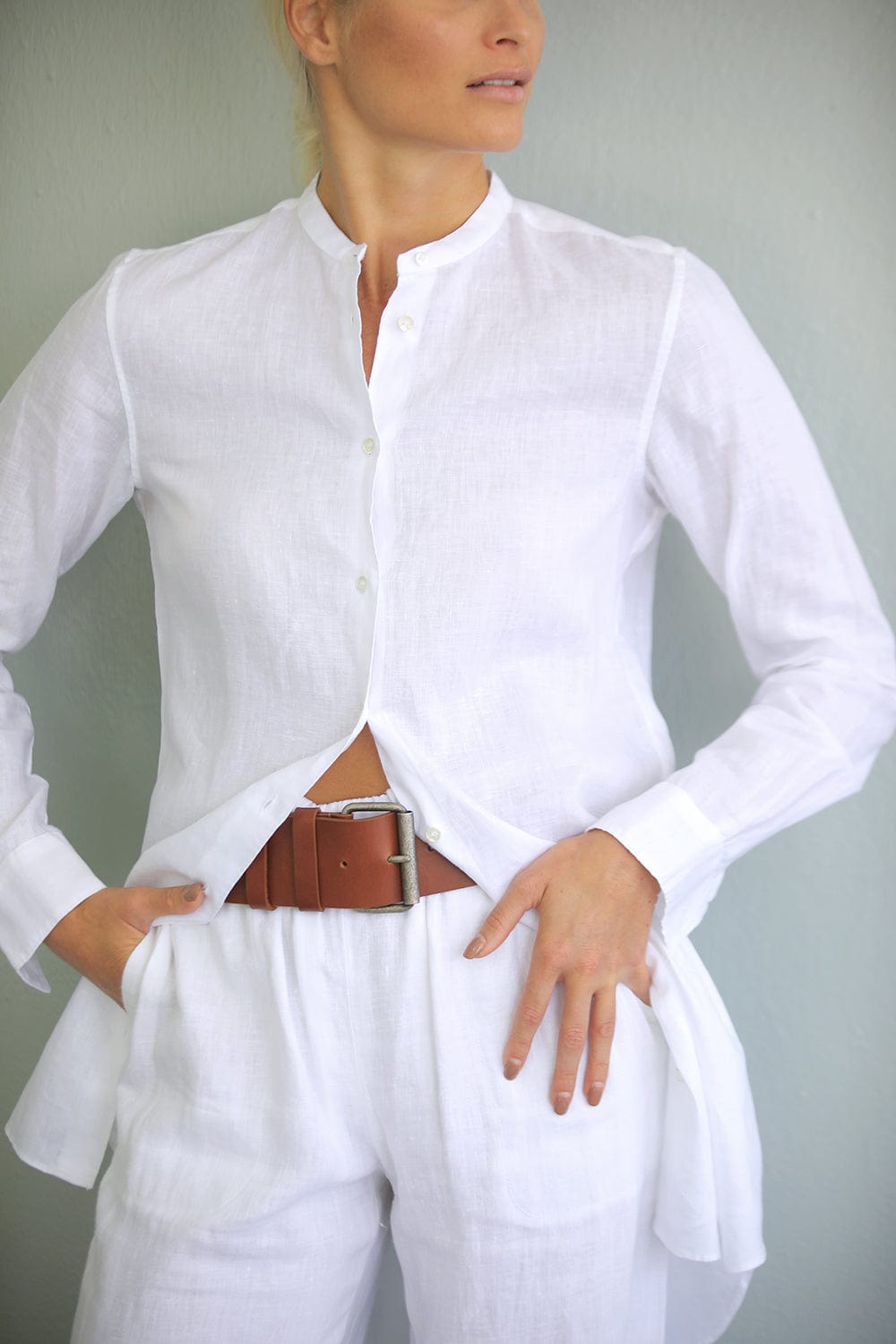 ASPESI-Leather Belt-