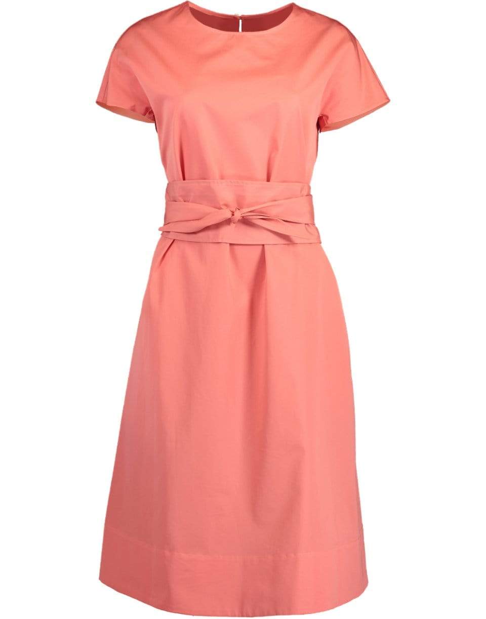 ASPESI-Azalea Round Neck Belted Dress-