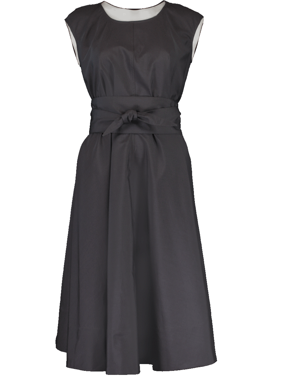 ASPESI-Belted Cotton Dress-