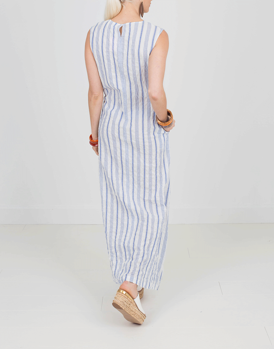 ASPESI-Striped Maxi Dress-