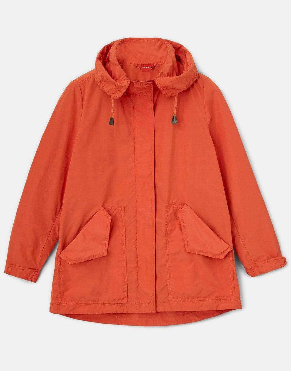 ASPESI-Hooded Parka Caponata - Vermilion-