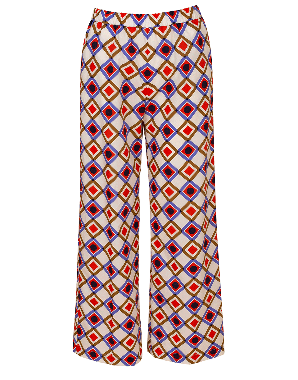 ASPESI-Diamond Print Elastic Pant-