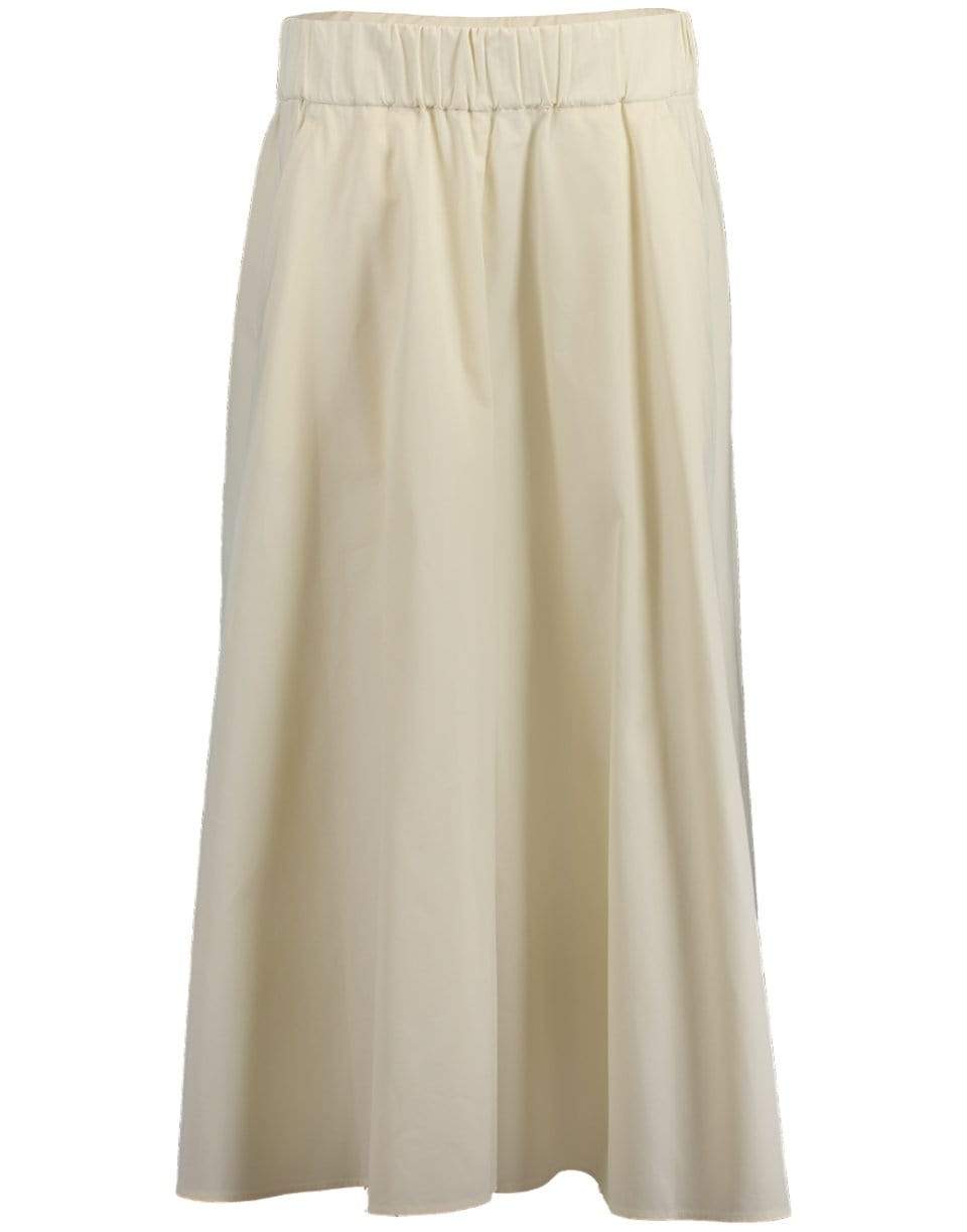 ASPESI-Elastic Wide Leg Skirt Pant-