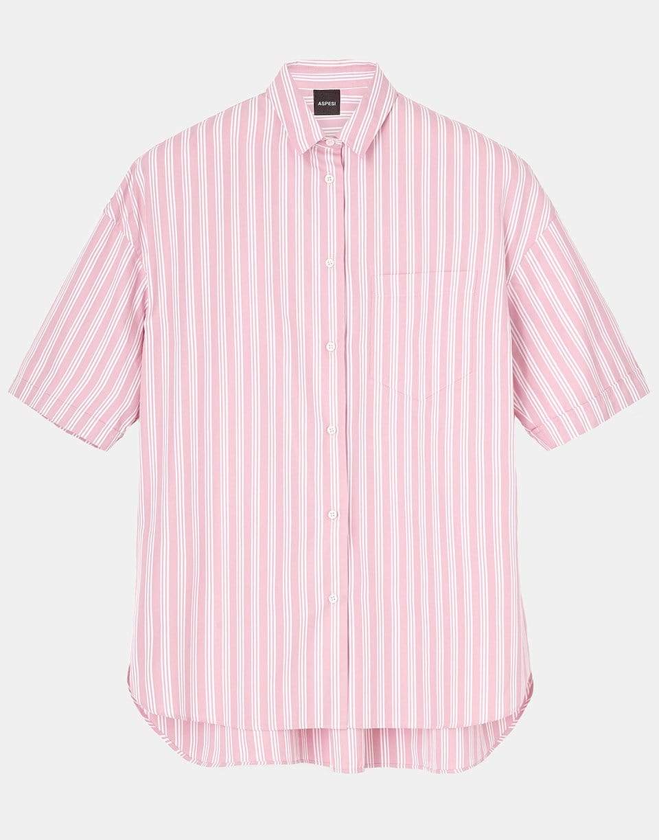 ASPESI-Camicia Mod Striped Shirt-