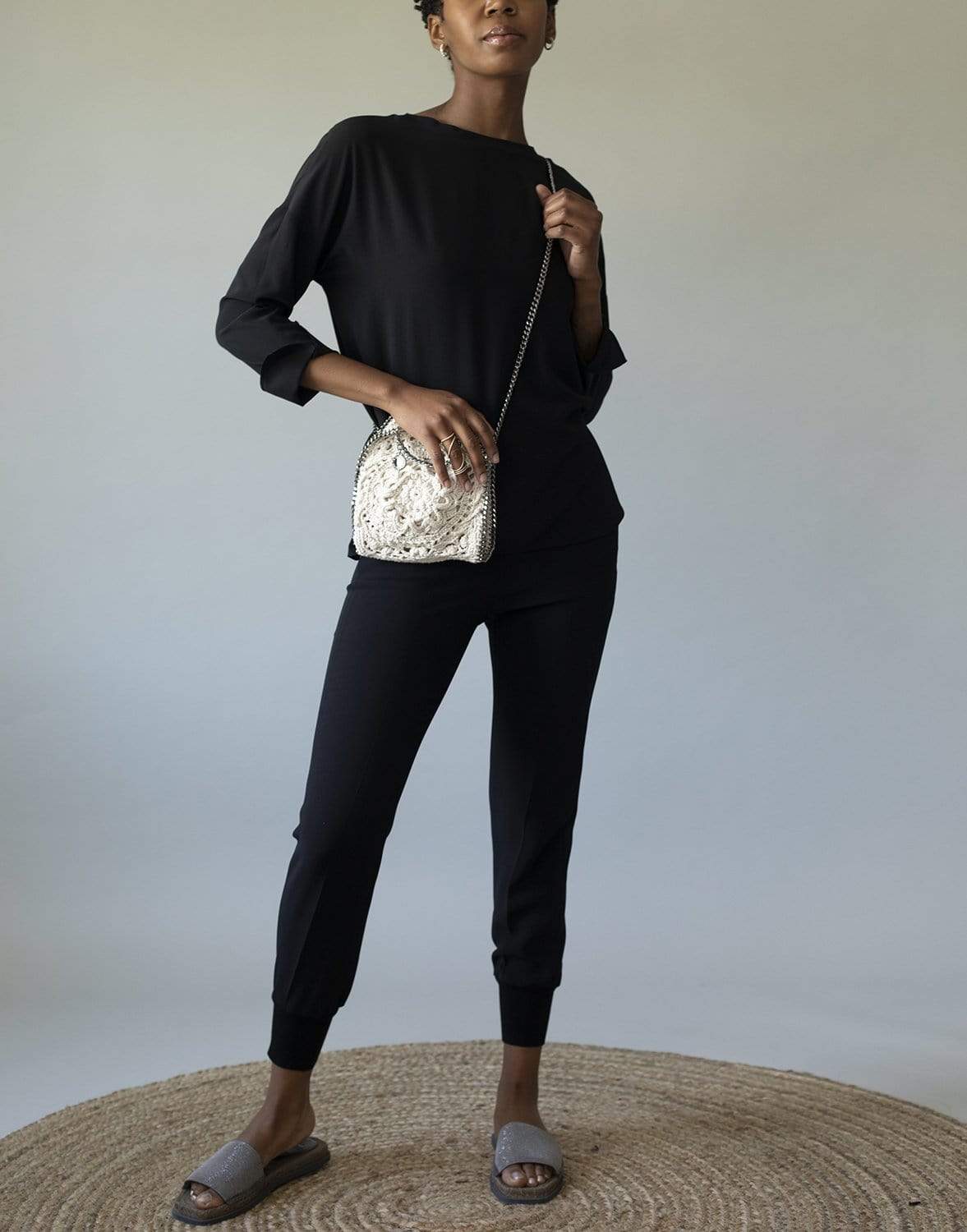 ASPESI-Camica Top - Black-