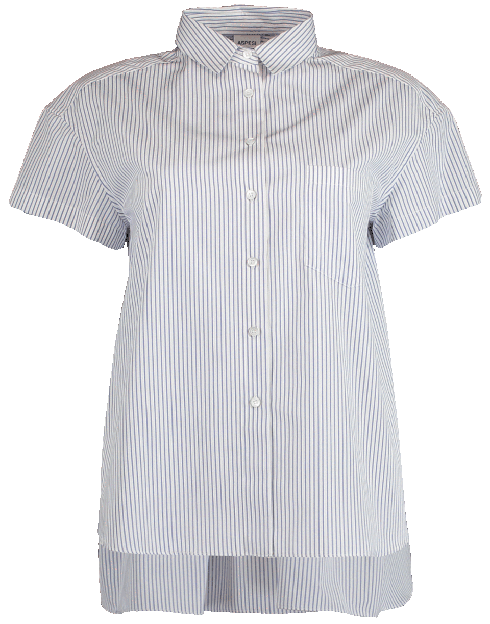 ASPESI-Volume Back Button Up Shirt-