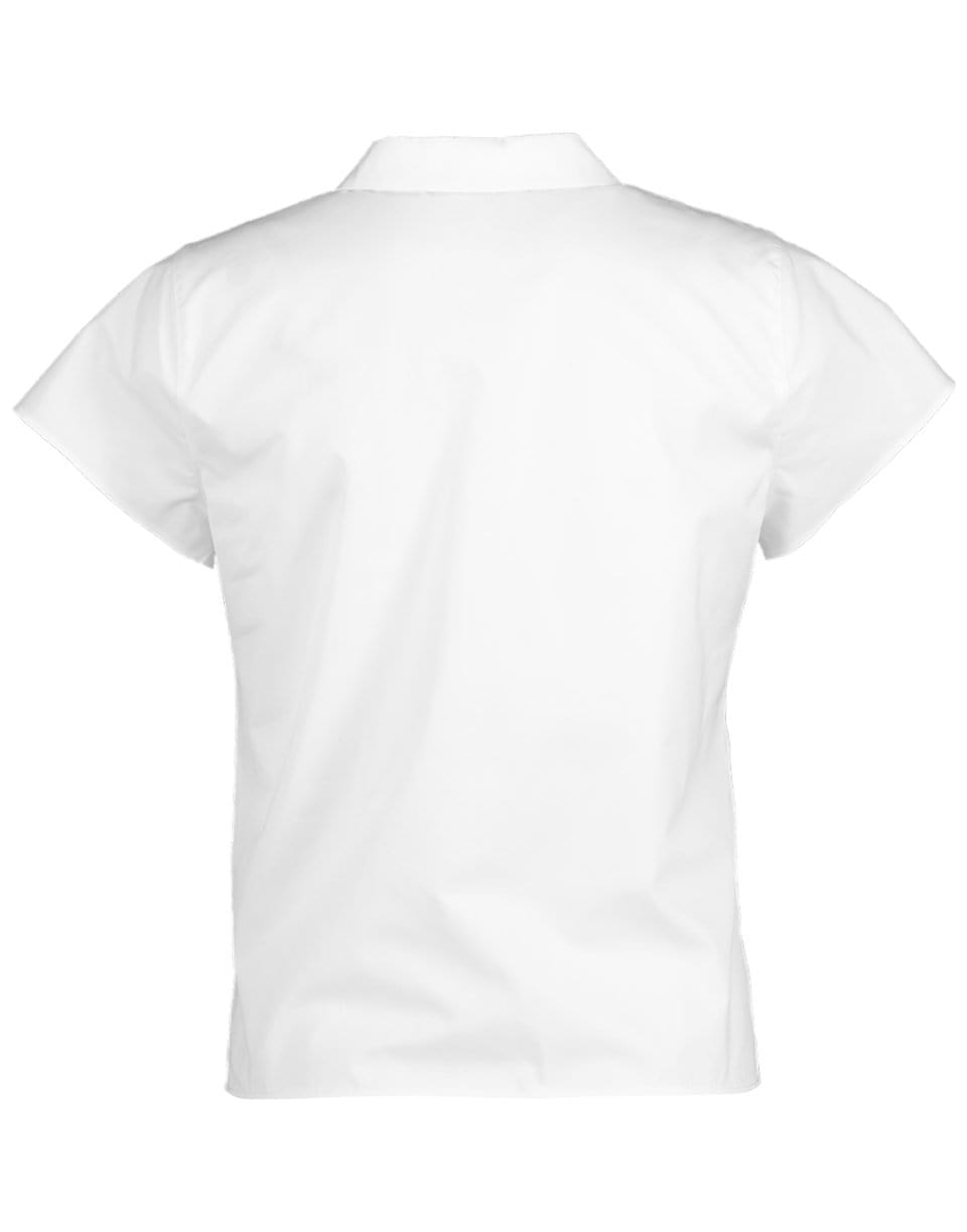 ASPESI-Camica Short Sleeve Top - White-