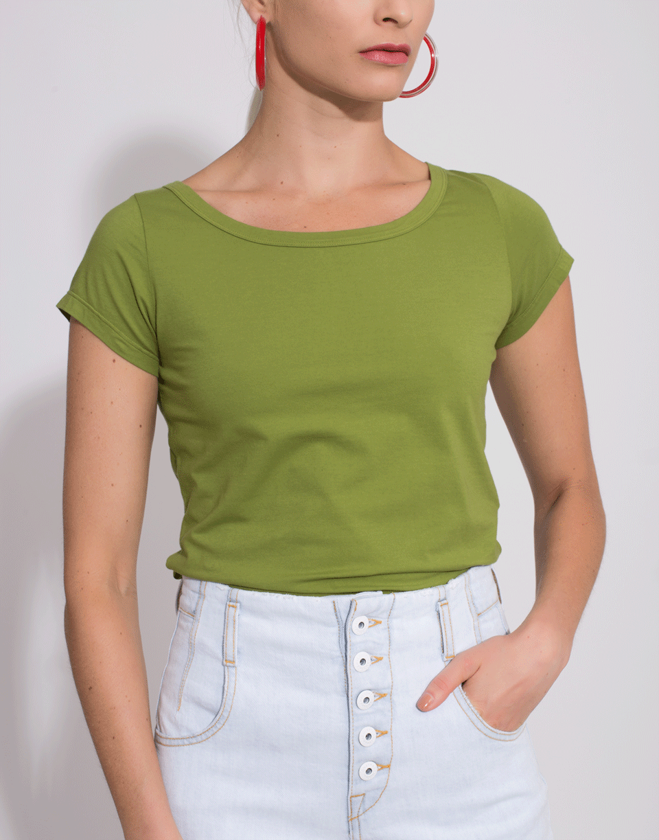 ASPESI-Ballet Neck Tee-