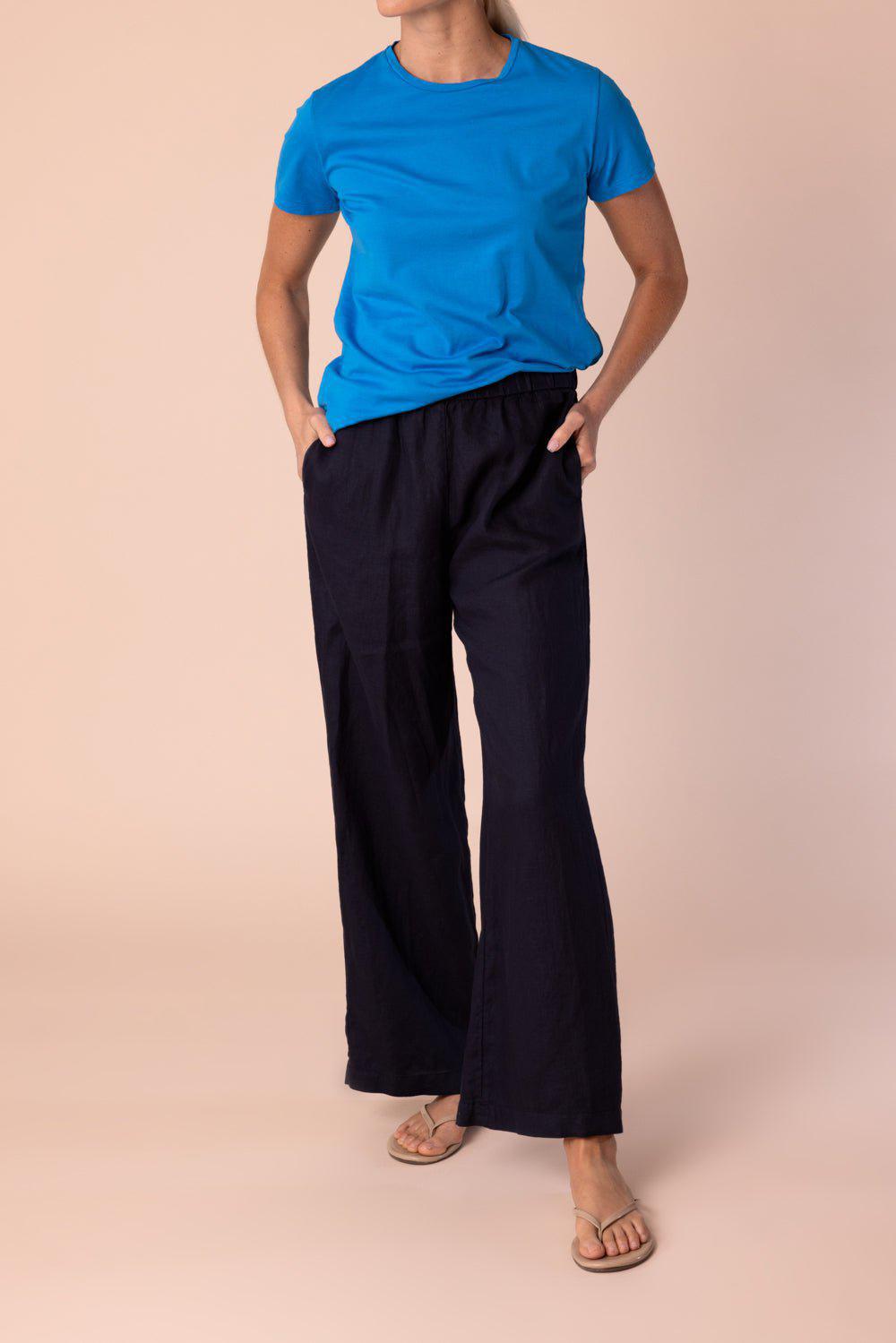 ASPESI-Crew Neck Tee - Sky Blue-