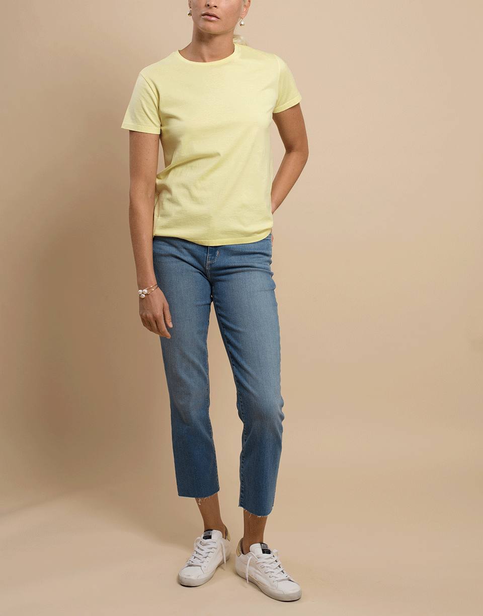 ASPESI-Yellow Crewneck T-shirt-