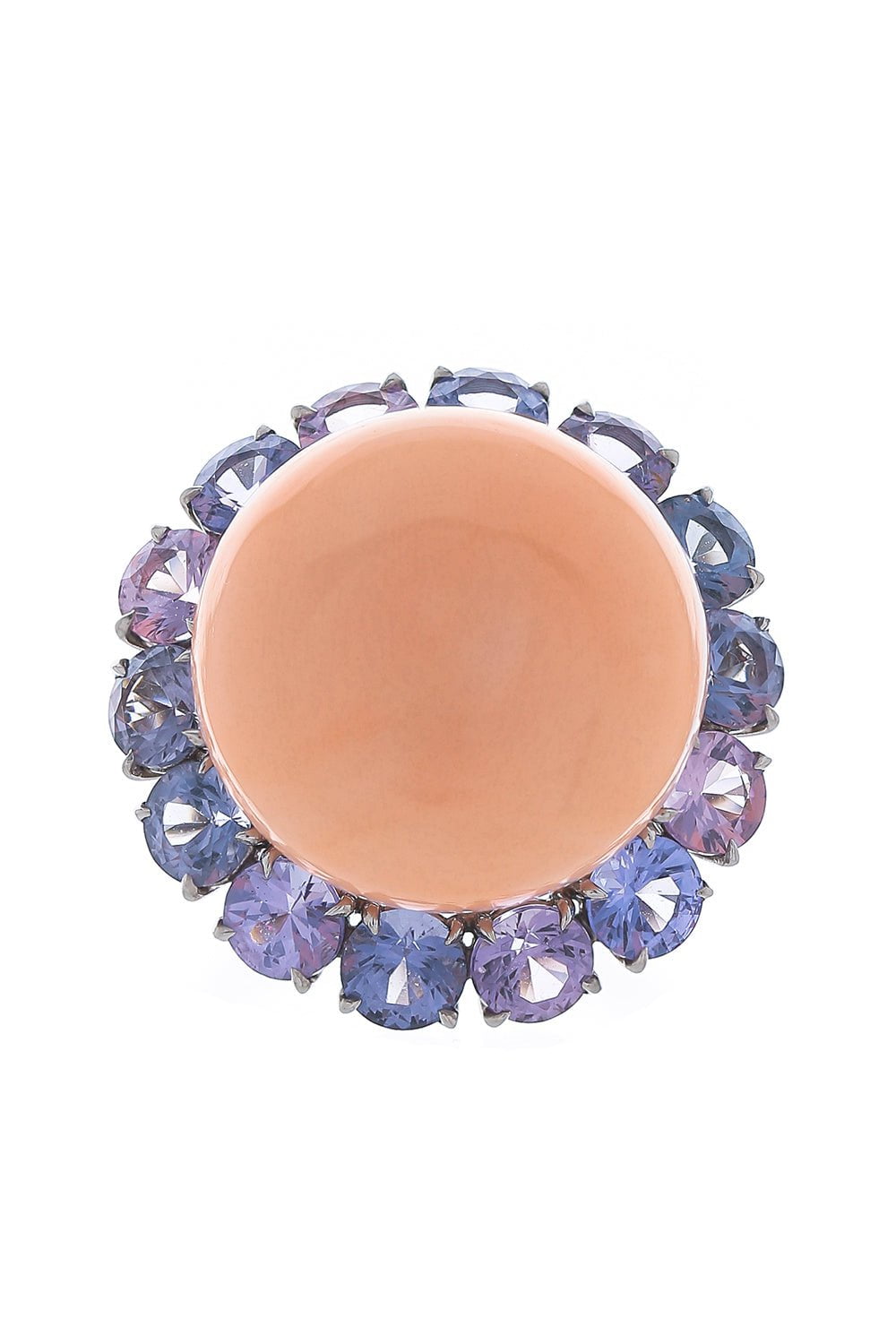 ASSAEL-Angel Skin Coral Ring-PLATINUM