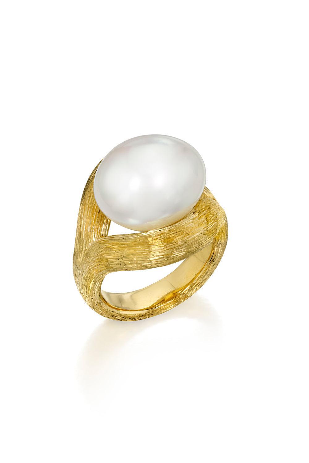 Contemporary Pearl Ring