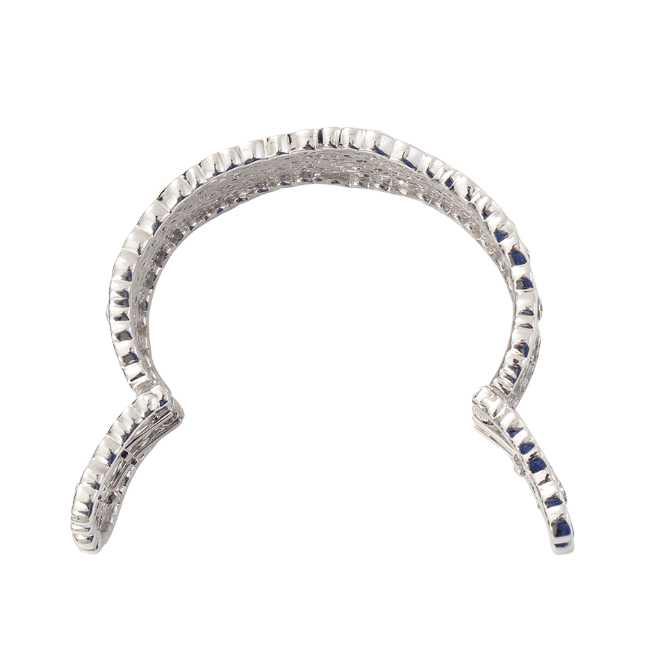 AURELIE BIDERMANN-Dentelle Diamond Lace Cuff-WHITE GOLD