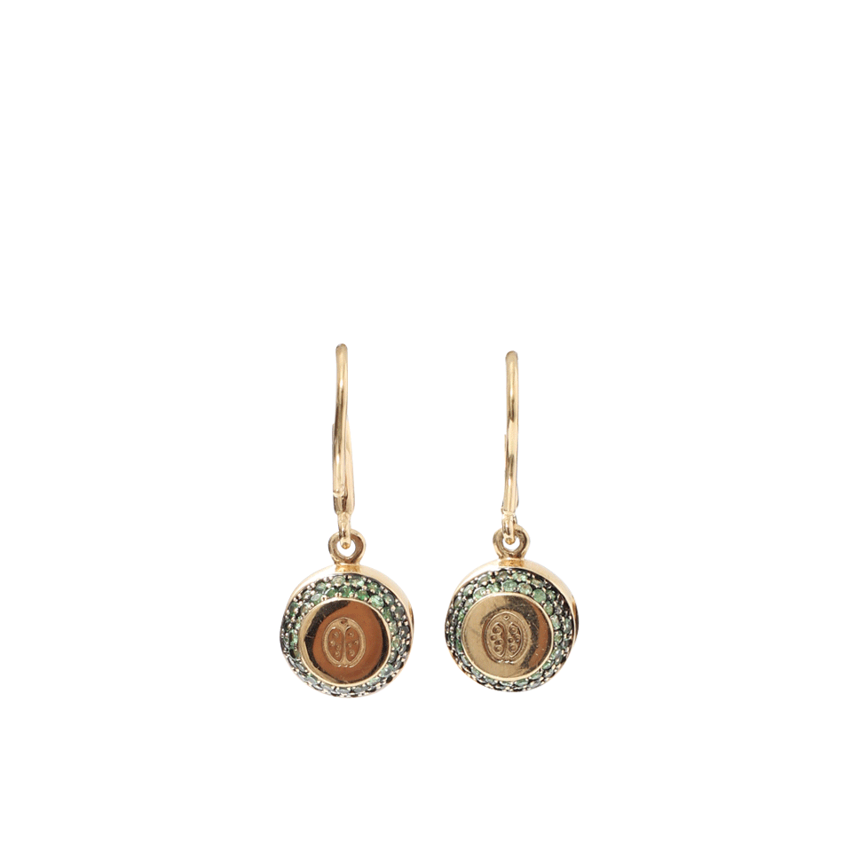 AURELIE BIDERMANN-Grelot Bell Earrings-YELLOW GOLD