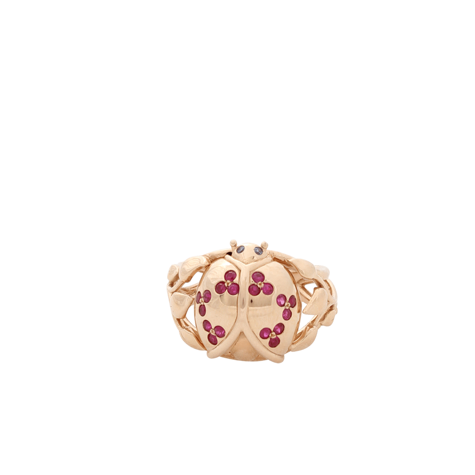 AURELIE BIDERMANN-Lady Bird Ring-ROSE GOLD
