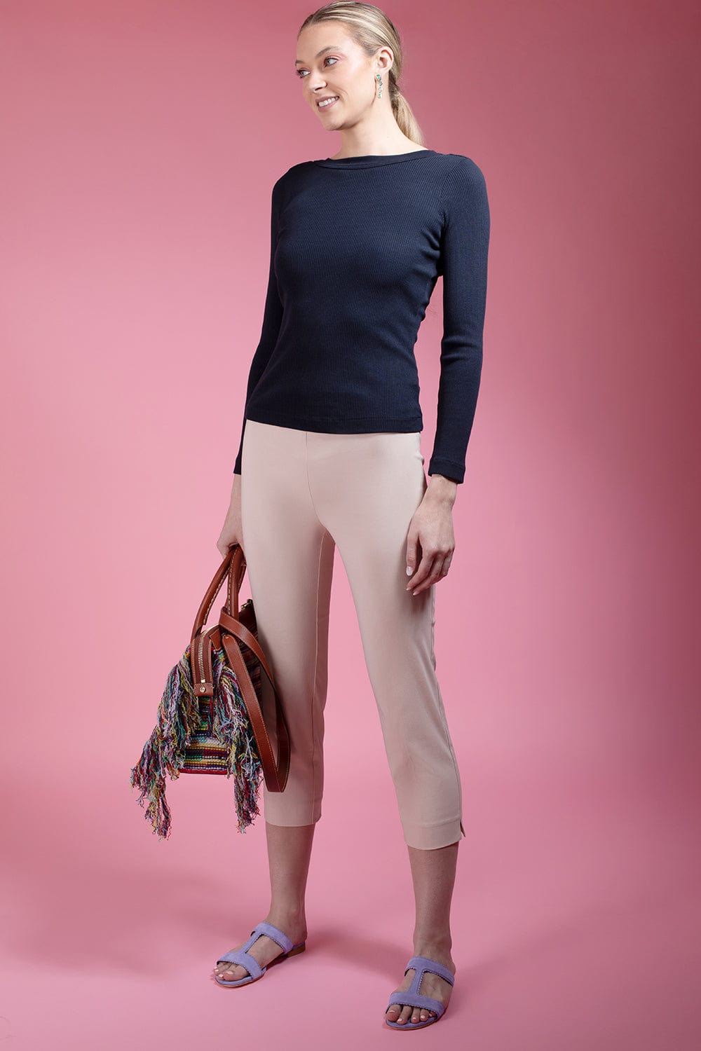 AVENUE MONTAIGNE-Brigitte Pant - Blush-