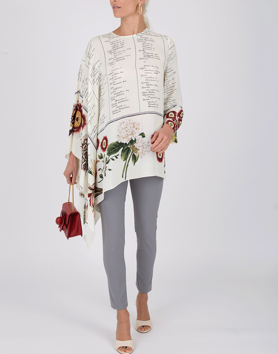 AVENUE MONTAIGNE-Light Grey Pull On Pant-