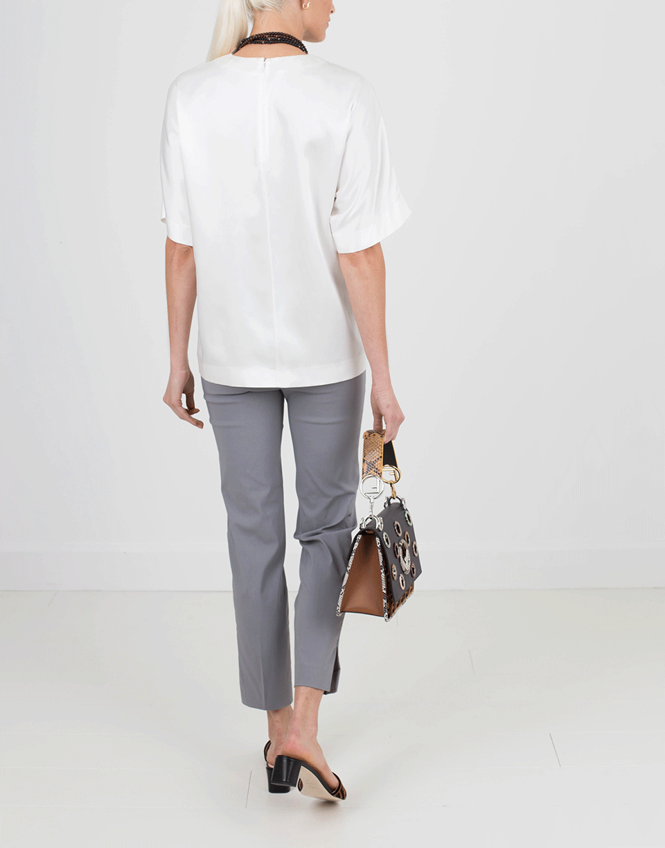 AVENUE MONTAIGNE-Milan Pull-On Cropped Pant-