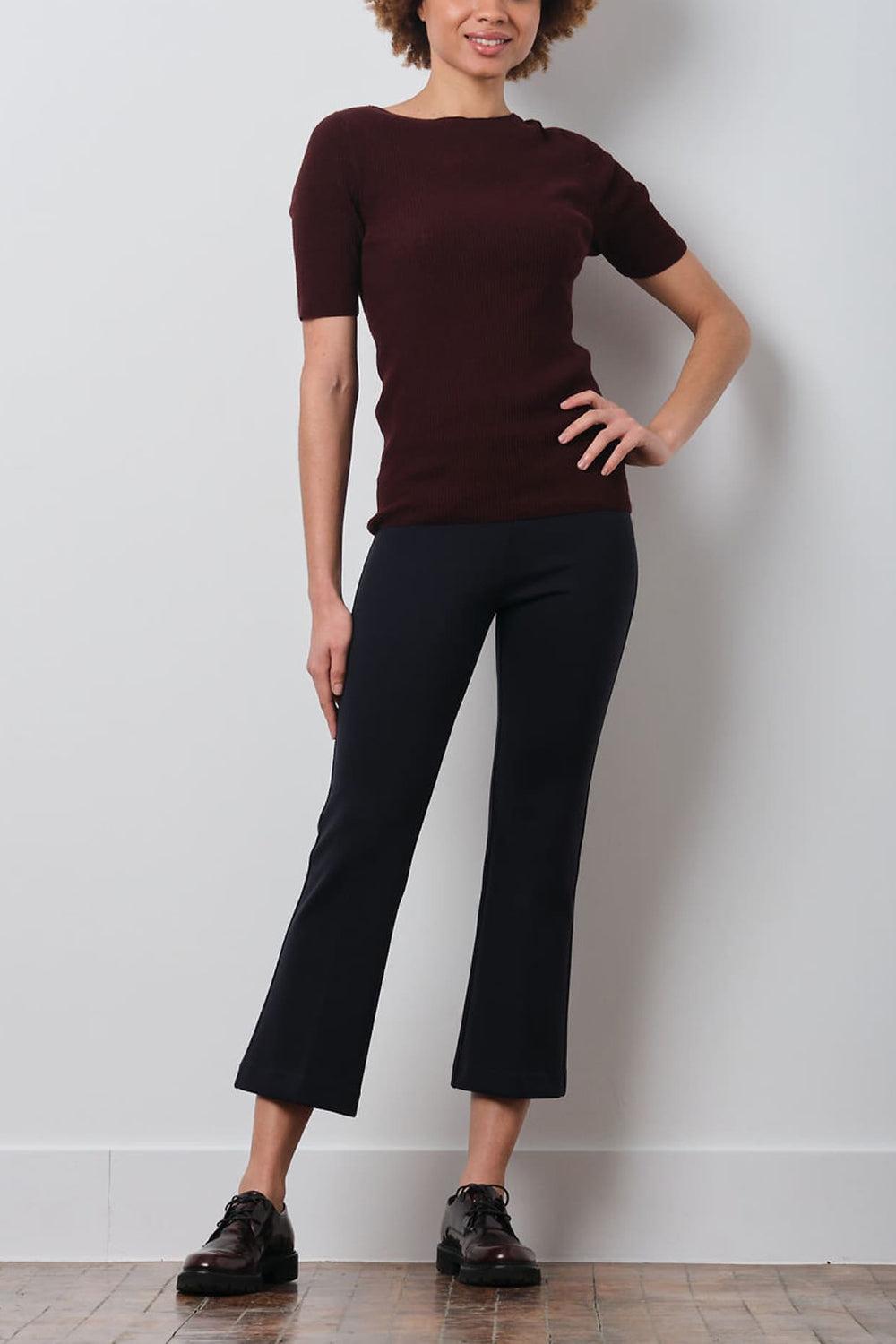 Leo Freedom Pant - Navy-NAVY-0-CLOTHINGPANTCROPPED-AVENUE MONTAIGNE