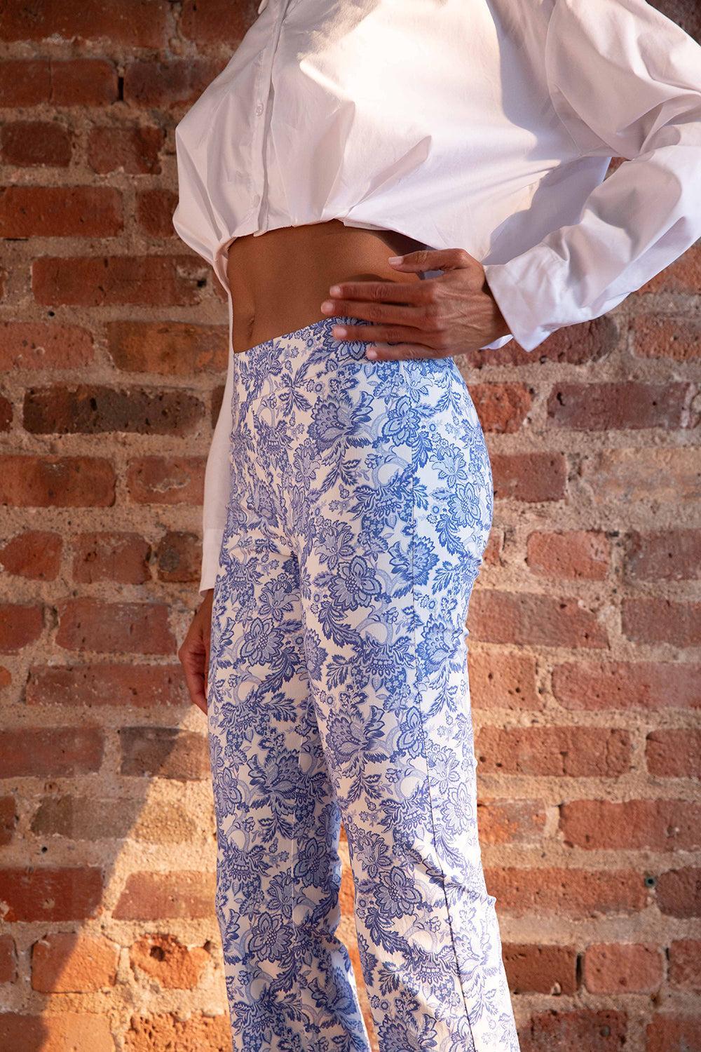 Leo Crop Flare Pant - Paisley-PAISLEY-0-CLOTHINGPANTCROPPED-AVENUE MONTAIGNE