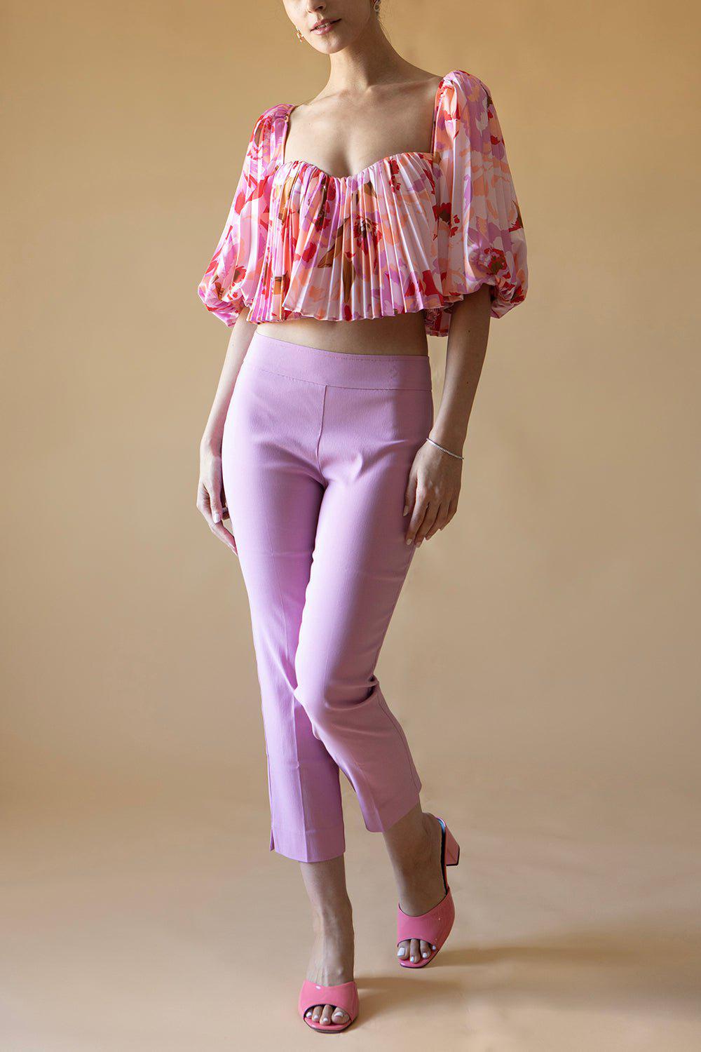 AVENUE MONTAIGNE-Brigitte Pant - Rose-