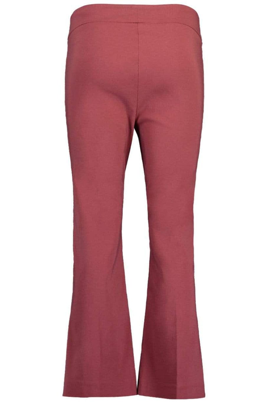 AVENUE MONTAIGNE-Leo Crop Flare Pant - Sangria-