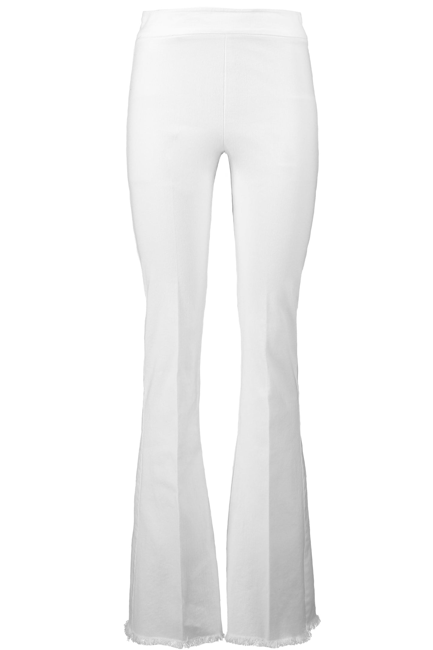 AVENUE MONTAIGNE-Bellini Denim Fray Pant - White-