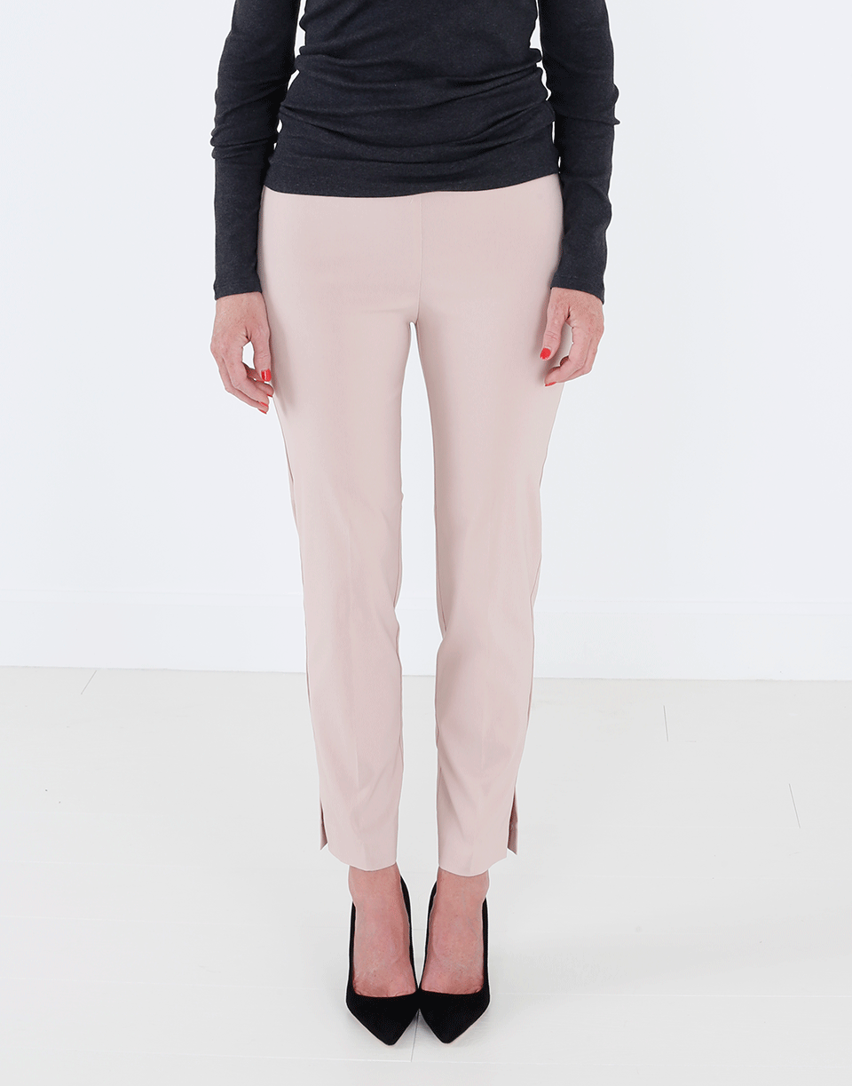 AVENUE MONTAIGNE-Venezia Pull-On Ankle Slit Pant-