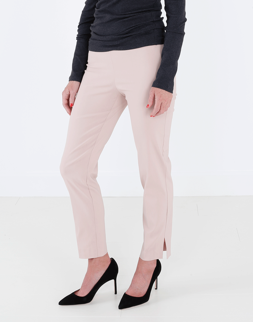 AVENUE MONTAIGNE-Venezia Pull-On Ankle Slit Pant-