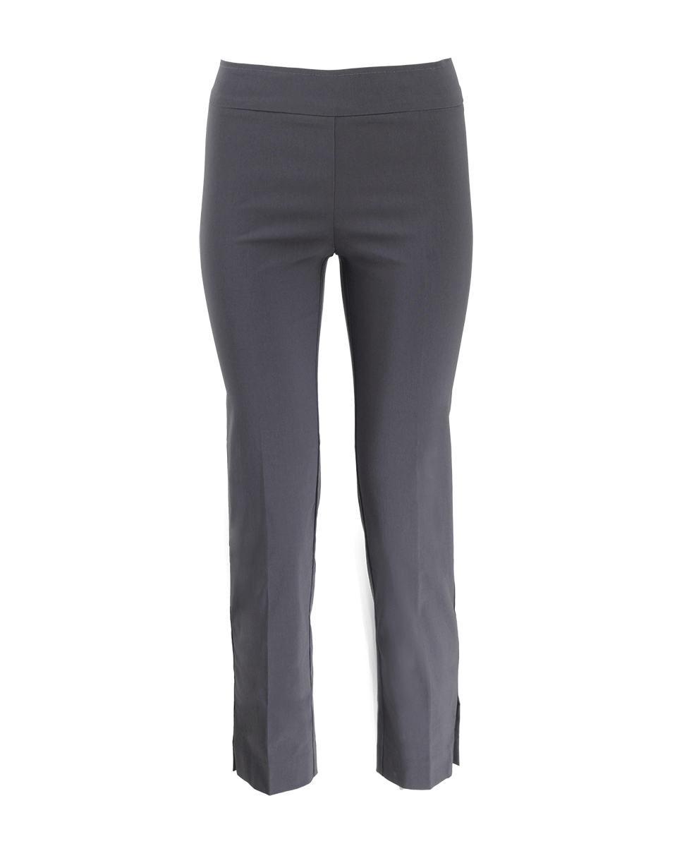 AVENUE MONTAIGNE-Venezia Pull-On Ankle Slit Pant-