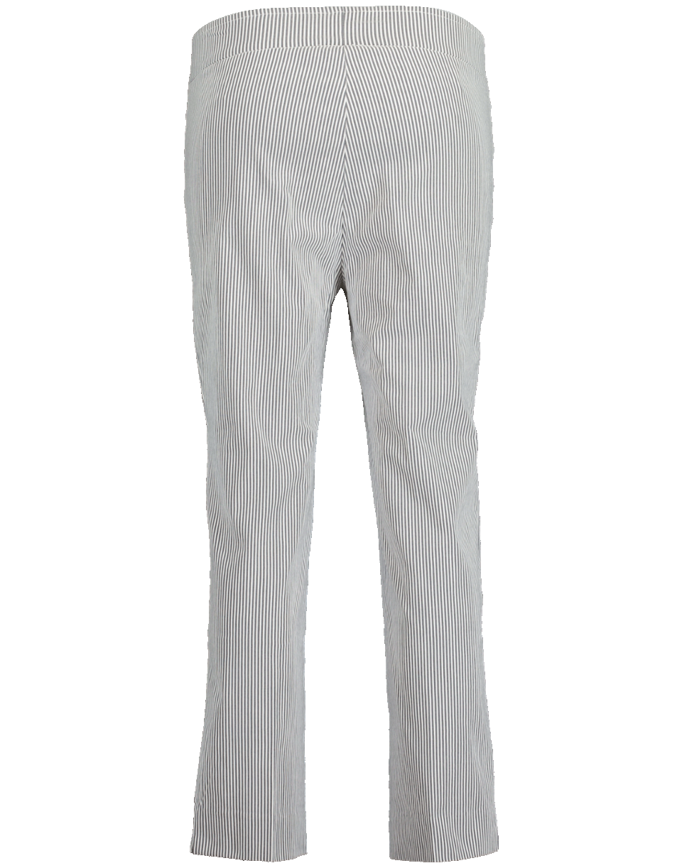 AVENUE MONTAIGNE-Bridgette Straight Leg Side Slit Pant-