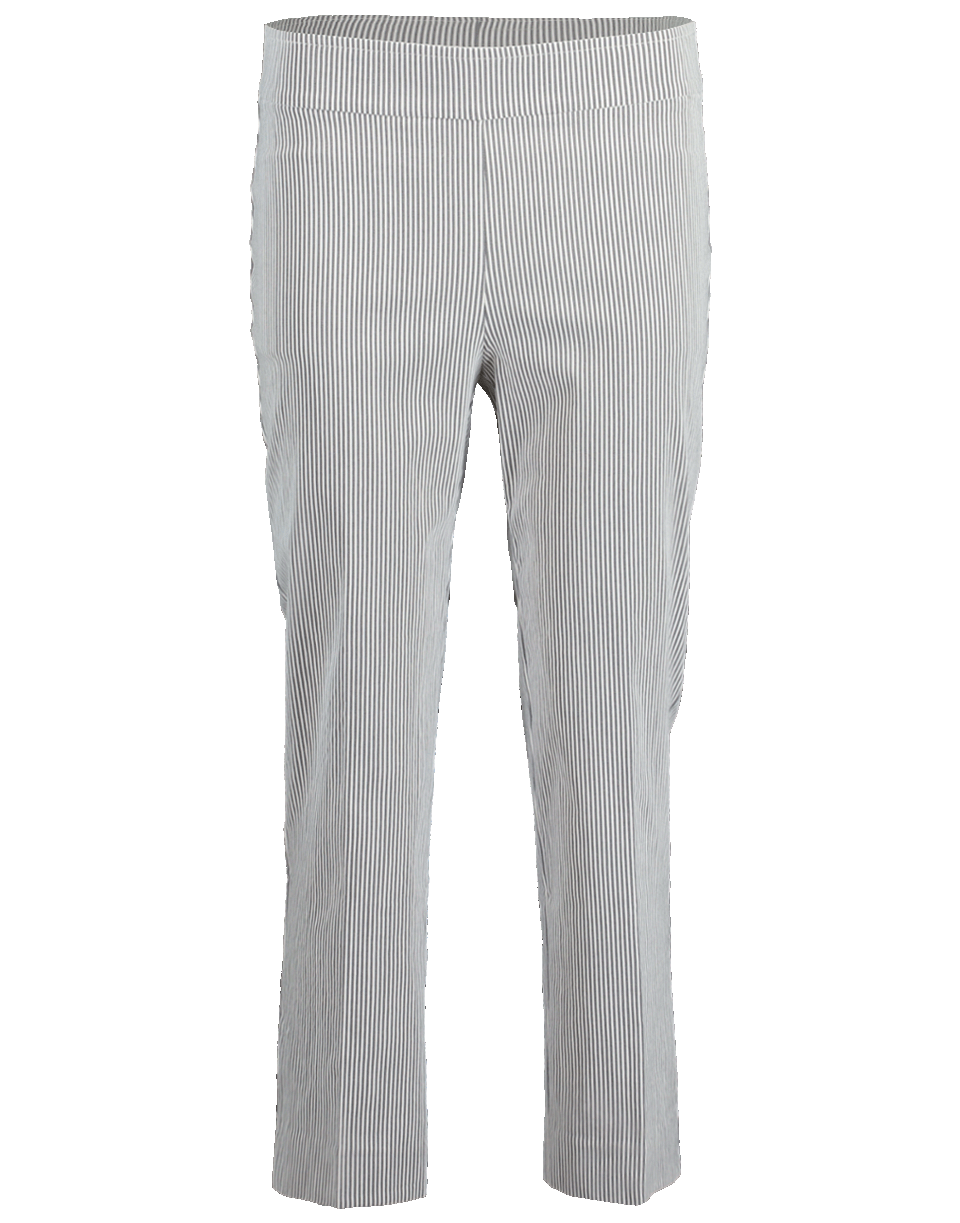 AVENUE MONTAIGNE-Bridgette Straight Leg Side Slit Pant-
